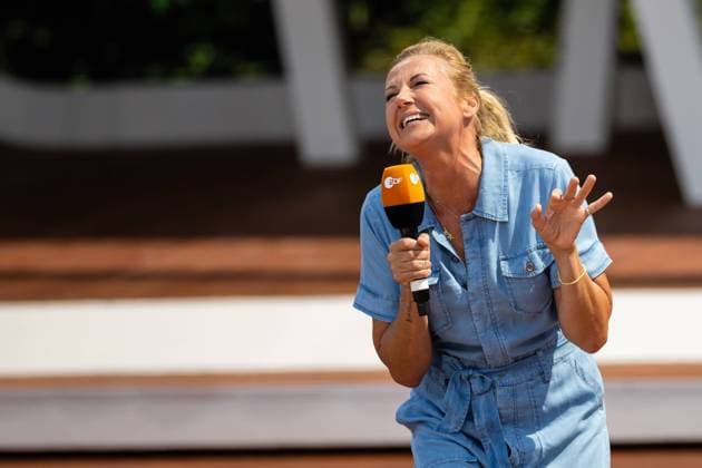 ZDF Fernsehgarten, 22.05.2022 Andrea Kiewel, ZDF Fernsehgarten, 22.05.2022 Copyright: xNeisx Eibner-Pressefotox EP_ans