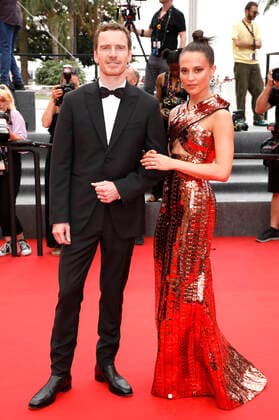 Michael Fassbender mit Ehefrau Alicia Vikander bei der Premiere des Kinofilms Holy Spider Les nuits de Mashhad auf dem Festival de Cannes 2022 75. Internationale Filmfestspiele von Cannes im Palais des Festivals. Cannes, 22.05.2022