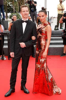 Michael Fassbender mit Ehefrau Alicia Vikander bei der Premiere des Kinofilms Holy Spider Les nuits de Mashhad auf dem Festival de Cannes 2022 75. Internationale Filmfestspiele von Cannes im Palais des Festivals. Cannes, 22.05.2022