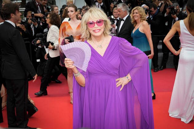 Foto IPP Daniele Cifala™ Cannes 22 05 2022 Forever Young (Les Amandiers) Red Carpet - The 75th Annual Cannes Film Festival nella foto: Amanda Lear Italy Photo Press - World Copyright
