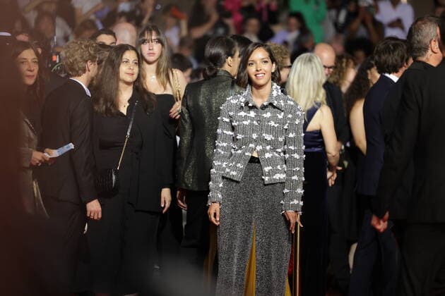 75eme Festival International du Film de Cannes. Montee des marches du film Novembre . 75yj International cannes Film festival. Red Carpet of November movie. 280589 0000-00-00 Cannes France Khoudri, Lyna  Copyright: xTerencexBaelenx STAR_280589_006