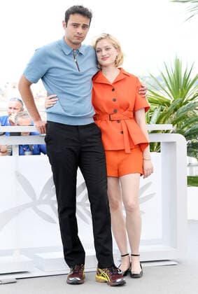 French actor Sofiane Bennacer and Polish actress Nadia Tereszkiewicz attend the photo call for All The People I ll Never Be at Palais des Festivals at the 75th Cannes Film Festival, France on Monday, May 23, 2022.  CAN20220523119 RUNExHELLESTAD