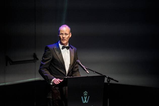 Königin Maxima der Niederlande bei König Willem I Preisverleihung in Amsterdam 2022-05-23 20:03:57 GRONINGEN - Klaas Knot, president of De Nederlandsche Bank and chairman of the Koning Willem I Foundation during the King Willem I Prize 2022 in the Groningen Forum. This enterprise prize is awarded once every two years. ANP SIESE VEENSTRA netherlands out - belgium out