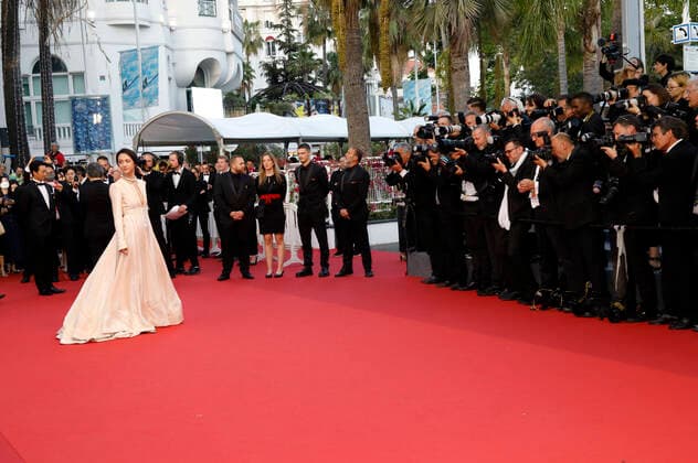 Tang Wei bei der Premiere des Kinofilms Decision to Leave Heojil kyolshim auf dem Festival de Cannes 2022 75. Internationale Filmfestspiele von Cannes im Palais des Festivals. Cannes, 23.05.2022