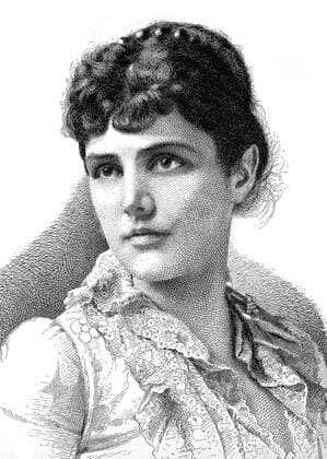 Jeanette, Jennie, Lady Randolph Churchill, geborene Jennie Jerome, 9. Januar 1854 - 29. Juni 1921, eine US-amerikanisch-britische Philanthropin und Autorin, Mutter des späteren britischen Premierministers Winston Churchill, digital restaurierte Reproduktion einer Originalvorlage aus dem 19. Jahrhundert, genaues Originaldatum nicht bekannt Jeanette, Jennie, Lady Randolph Churchill, nÃ e Jennie Jerome, January 9, 1854 - June 29, 1921, a U.S.-British philanthropist and author, mother of future British Prime Minister Winston Churchill, digitally restored reproduction of a 19th century original, exact original date unknown