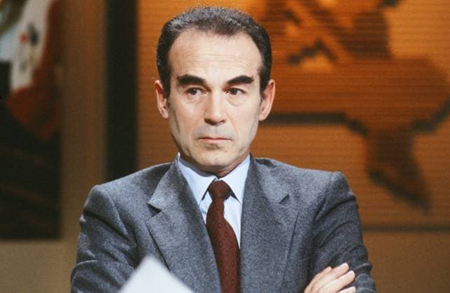 Robert Badinter, 1981 Robert Badinter, then Minister of Justice, interviewed on the Antenne 2 TV news programme to talk about the fight against death penalty. September 1981 Photo Jacques Loew Copyright: xJacquesxLoew Photo12x LWE21A00_041