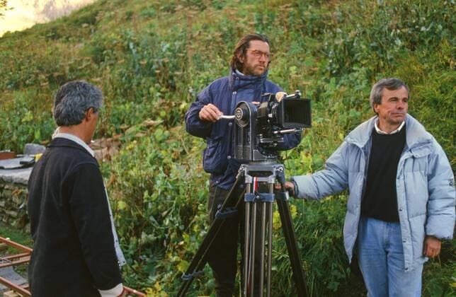 Bernard Giraudeau, 1988 Bernard Giraudeau on the set of the TV film La face de l ogre in 1988. Photo Jacques Loew Copyright: xJacquesxLoew Photo12x LWE21A00_237