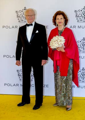 24-05-2022 Sweden King Carl Gustaf and Queen Silvia arriving for the Polar Music Prize ceremony at the Grand hotel in Stockholm. Â  Copyright: xPPEx