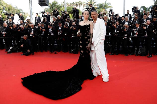 Entertainment Bilder des Tages Cara Delevingne und Olivier Rousteing bei der Premiere des Kinofilms The Innocent L Innocent auf dem Festival de Cannes 2022 75. Internationale Filmfestspiele von Cannes im Palais des Festivals. Cannes, 24.05.2022