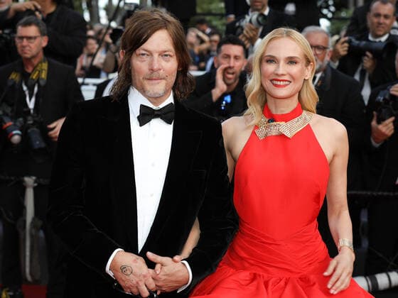 May 25, 2022, Cannes, Cote d Azur, France: NORMAN REEDUS and DIANE KRUGER attend the 75th Anniversary Ceremony during 75th annual Cannes Film Festival Cannes France - ZUMAc179 20220525_zep_c179_011 Copyright: xMickaelxChavetx