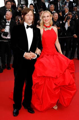 Norman Reedus und Diane Kruger bei der Premiere des Kinofilms The Innocent L Innocent auf dem Festival de Cannes 2022 75. Internationale Filmfestspiele von Cannes im Palais des Festivals. Cannes, 24.05.2022