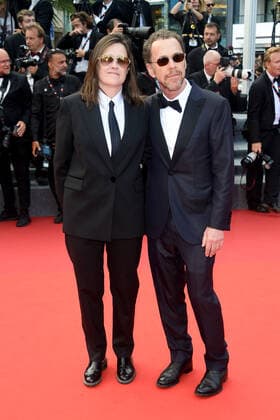 Cannes 2022 - 75Â° Festival Internazionale del cinema, Ottava Serata - Red Carpet del Film L™Innocent (The Innocent). Nella foto Tricia Cooke, Ethan Coen  Copyright: xAlbertoxTerenghix xipa-agency.nex xVenezia2020x