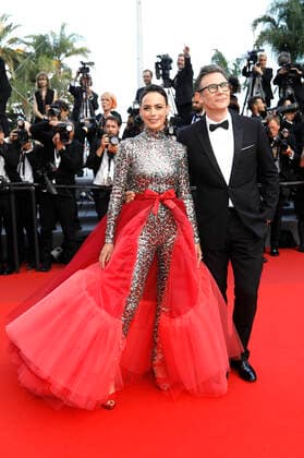 Berenice Bejo und Michel Hazanavicius bei der Premiere des Kinofilms The Innocent L Innocent auf dem Festival de Cannes 2022 75. Internationale Filmfestspiele von Cannes im Palais des Festivals. Cannes, 24.05.2022
