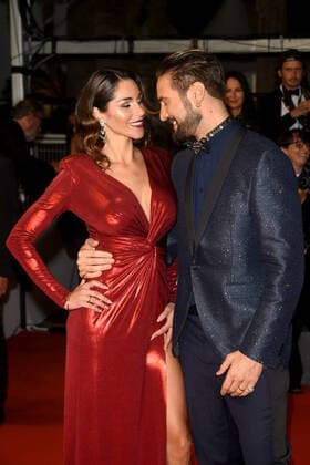 75th Cannes film festival 2022, Red carpet film Nostalgia. Pictured: Alex Belli, Delia Duran  Copyright: xAlbertoxTerenghi Cannesx2022x xix xVenezia2020x