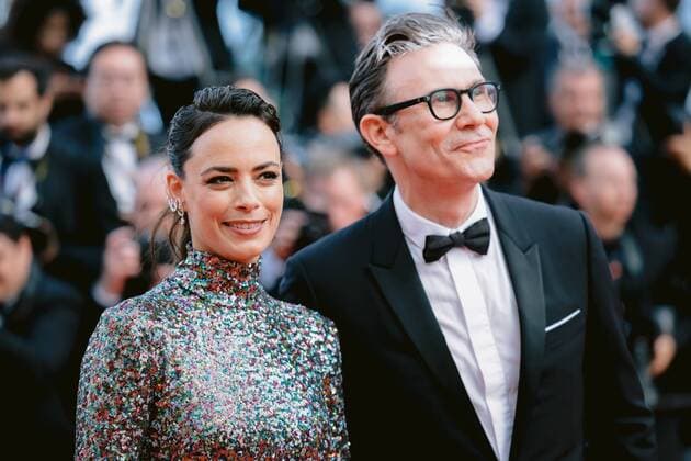 75eme Festival International du Film de Cannes. Montee des marches du film L innocent pour le 75eme anniversaire du festival. 75th Cannes International Film Festival. Rise of the steps of the film L innocent for the 75th anniversary of the festival 280725 0000-00-00 Cannes France Béjo, Bérenice; Hazanavicius, Michel  Copyright: xTerencexBaelenx STAR_280725_056