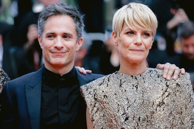 75eme Festival International du Film de Cannes. Montee des marches du film L innocent pour le 75eme anniversaire du festival. 75th Cannes International Film Festival. Rise of the steps of the film L innocent for the 75th anniversary of the festival 280725 0000-00-00 Cannes France Fois, Marina; Garcia Bernal, Gael  Copyright: xTerencexBaelenx STAR_280725_111