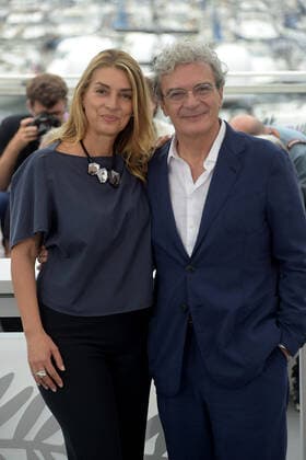 75th Cannes film festival 2022, Photocall film Nostalgia. Pictured: Mario Martone, Ippolita Di Maio  Copyright: xAlbertoxTerenghi Cannesx2022x xix xVenezia2020x