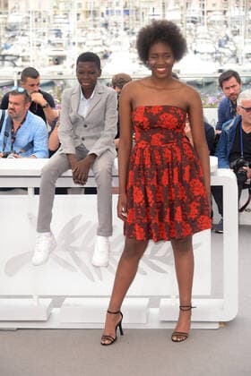75th Cannes film festival 2022, Photocall film Tori and Lokita. Pictured: Joely Mbundu, Pablo Schils  Copyright: xAlbertoxTerenghi Cannesx2022x xix xVenezia2020x