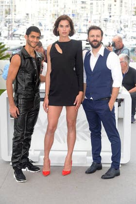 75th Cannes film festival 2022, Photocall film Dodo. Pictured: Ahmad Kontar, Tzef Montana, Nikos Gelia  Copyright: xAlbertoxTerenghi Cannesx2022x xix xVenezia2020x