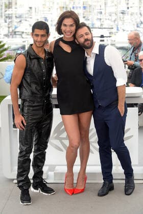 75th Cannes film festival 2022, Photocall film Dodo. Pictured: Ahmad Kontar, Tzef Montana, Nikos Gelia  Copyright: xAlbertoxTerenghi Cannesx2022x xix xVenezia2020x