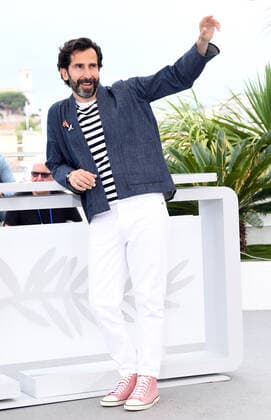 Greek actor Polydoros Vogiatzis attends the photo call for Dodo at Palais des Festivals at the 75th Cannes Film Festival, France on Wednesday, May 25, 2022.  CAN20220525110 RUNExHELLESTAD