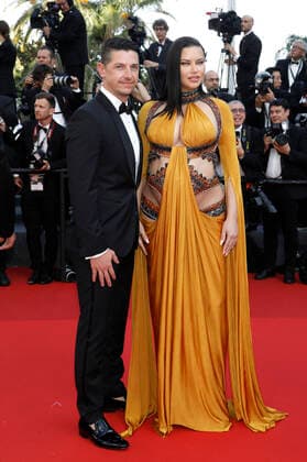 Internationale Filmfestspiele von Cannes, Elvis Premiere Andre Lemmers und Adriana Lima bei der Premiere des Kinofilms Elvis auf dem Festival de Cannes 2022 75. Internationale Filmfestspiele von Cannes im Palais des Festivals. Cannes, 25.05.2022