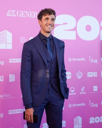 25.05.2022, Zug, Bossard Arena, Swiss Music Awards, swiss singer and musician Jan Dettwyler Seven on the red carpet Zug Bossard Arena Zug Switzerland Copyright: xJustPictures.ch DanielaxPorcellix