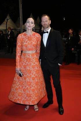 75th Cannes Film Festival 2022, Red Carpet Stars At Noon. Pictured Joachim Trier, Kirsty Mitchell  Copyright: xSimonexComix xipa-agency.netx xVeneziax2020x