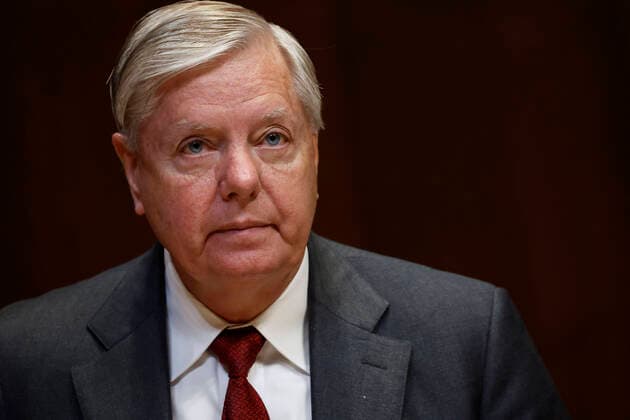 May 25, 2022, Washington, District of Columbia, USA: United States Senator Lindsey Graham (Republican of South Carolina), during a Senate Appropriations Subcommittee hearing in Washington, D.C., US, on Wednesday, May 25, 2022. The hearing is titled A Review of the President s Fiscal Year 2023 Funding Request for the FBI. Washington USA - ZUMAs152 20220525_zaa_s152_118 Copyright: xTingxShenx-xPoolxviaxCNPx