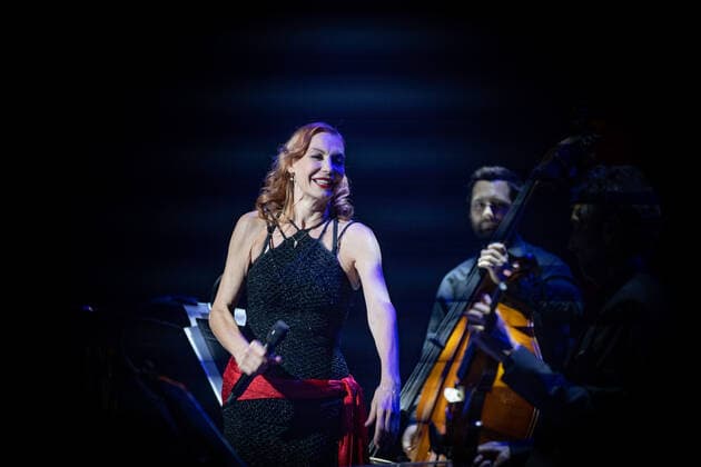 DEU, Deutschland, Nordrhein-Westfalen, Münster, 25.05.2022: Konzert im Theater Münster - Astor Piazzolla meets Ute Lemper