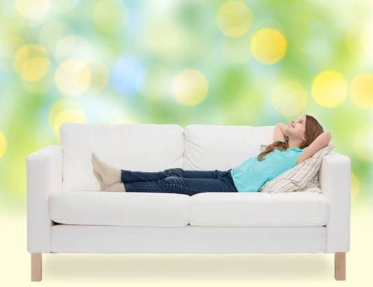 home, leisure, people and happiness concept - smiling little girl lying on sofa and dreaming over green lights background, model released, , 18958884.jpg, little, girl, sofa, lying, happy, daydreaming, smiling, child, kid, pre-teen, person, people, leisure, couch, teen, white, teenage, happiness, female, relaxing, cute, furniture, young, nice, lovely, resting, teenager, cheerful, beautiful, dreaming, comfortable, pretty, relaxed, small, concept, chilling, soft, thinking, looking, up, making, dream, daydream, wish, childhood, green, background, lights, holidays, summer,