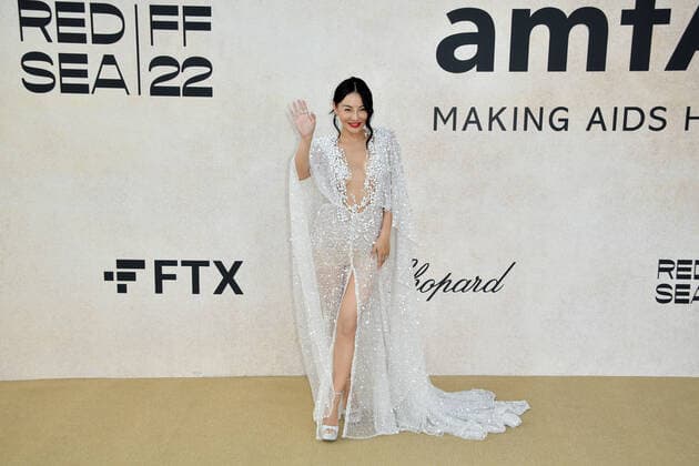 Cannes 2022 - 75Â° Festival Internazionale del cinema, Decima serata, amfAR Gala Cannes 2022. Nella Foto Jessica Wang  Copyright: xAlbertoxTerenghix xipa-agency.nex xVenezia2020x