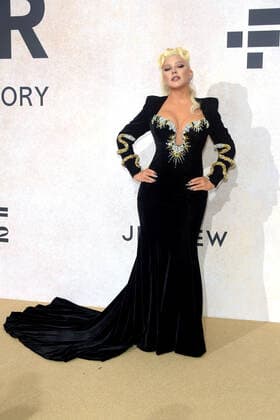 Cannes 2022 - 75Â° Festival Internazionale del cinema, Decima serata, amfAR Gala Cannes 2022. Nella Foto Christina Aguilera  Copyright: xAlbertoxTerenghix xipa-agency.nex xVenezia2020x