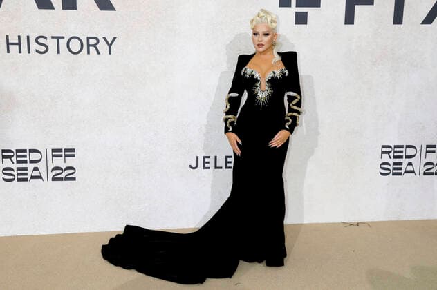 Christina Aguilera bei der 28. amfAR Gala Cannes im Rahmen vom Festival de Cannes 2022 75. Internationale Filmfestspiele von Cannes im HÃ tel du Cap-Eden-Roc. Antibes, 26.05.2022