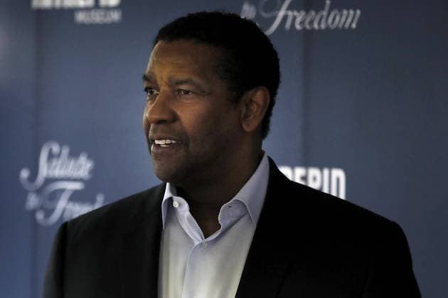 US actor Denzel Washington attends the 2022 Intrepid Sea, Air & Space Museum Salute to Freedom Gala at Intrepid Sea-Air-Space Museum in New York City on Thursday, May 26, 2022.  NYP202205026105 PeterxFoley