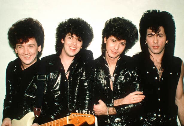 The Romantics backstage at Solid Gold, 1983 Copyright: xRonxWolfsonx xMediaPunchx