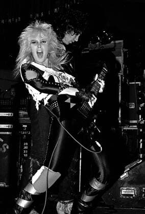 Lita Ford performing at the Hollywood Palladium, Circa 1983 Copyright: xRonxWolfsonx xMediapunchx