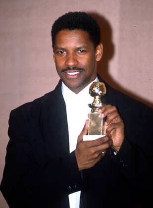 Denzel Washington at the Golden Globe Awards circa 1990 Copyright: xRonxWolfsonx xMediaPunchx