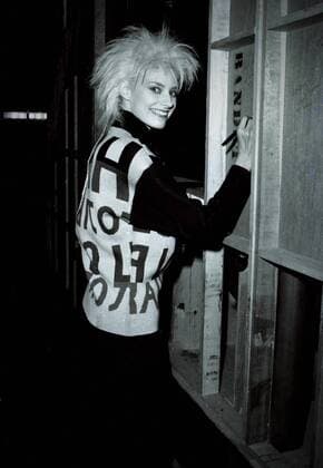 Aimee Mann backstage at American Bandstand in 1985 Copyright: xRonxWolfsonx xMediaPunchx
