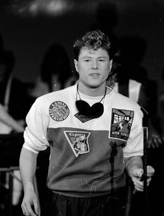 Dan Hartman performs on American Bandstand in 1985 Copyright: xRonxWolfsonx xMediaPunchx