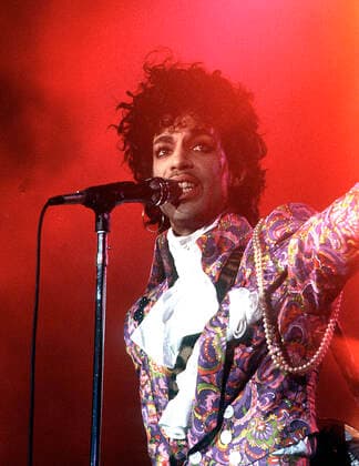 Prince in concert in 1985 Copyright: xRonxWolfsonx xMediaPunchx