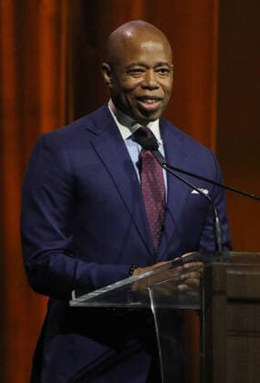 NEW YORK, NY - MAY 26: Eric Adams at the Friars Club 2022 Entertainment Icon Award honoring Tracy Morgan at the Ziegfeld Ballroom in New York City on May 26, 2022. Copyright: xRWx