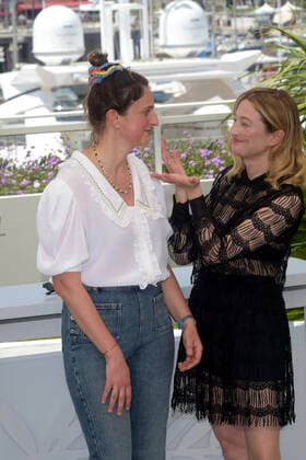 75th Cannes film festival 2022, Photocall Rendez-Vous With Alice Rohrwacher. Pictured: Alba Rohrwacher, Alice Rohrwacher  Copyright: xAlbertoxTerenghi Cannesx2022x xix xVenezia2020x
