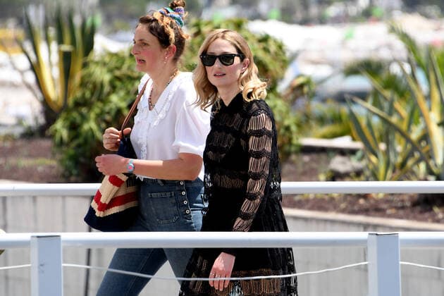Cannes 2022 - 75Â° Festival Internazionale del cinema, giorno 10 - - le sorelle Alba e Alice Rohrwacher arrivano al Photocall  Copyright: xManuelexMangiarottix xipa-agencyx xVenezia2020x