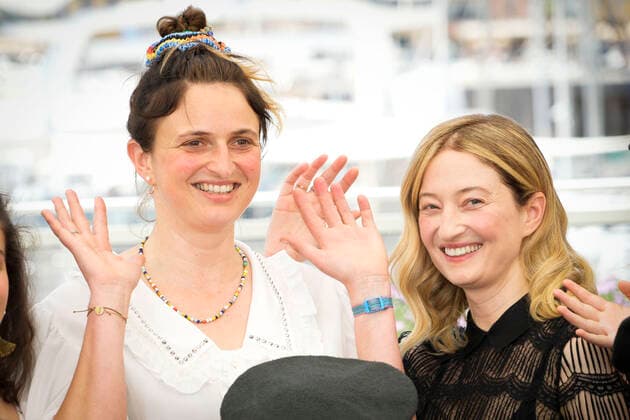Foto IPP Daniele Cifala™ Cannes 26 05 2022 Rendez-Vous With Alice Rohrwacher Photocall - The 75th Annual Cannes Film Festival nella foto: Alice Rohrwacher and Alba Rohrwacher Italy Photo Press - World Copyright