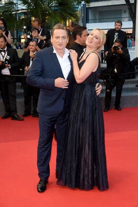 75th Cannes film festival 2022, Red carpet fim Mascarade . Pictured: Benoit Magimel, Margot Magimel  Copyright: xAlbertoxTerenghi Cannesx2022x xix xVenezia2020x