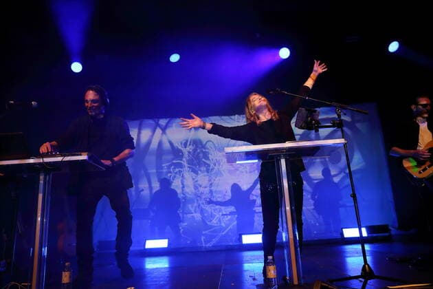 Entertainment Bilder des Tages Tommi Eckart und Inga Humpe von der Band 2raumwohnung bei einem Konzert in der Columbiahalle in Berlin, 27. Mai 2022. 2raumwohnung Konzert Berlin