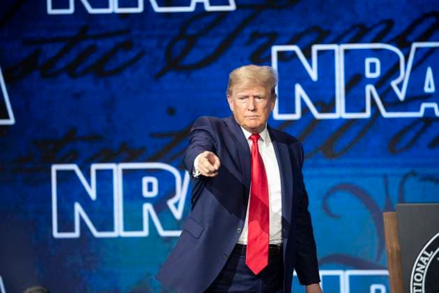 News Themen der Woche KW21 News Bilder des Tages May 27, 2022, Houston, TX, United States: Former U.S. president DONALD TRUMP gives the keynoe address at the annual leadership forum of the National Rifle Association (NRA) in Houston on May 27, 2022. Houston United States - ZUMAd150 20220527_znp_d150_070 Copyright: xBobxDaemmrichx