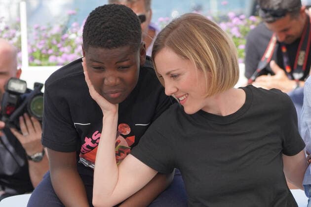 Sidy Fofana - Leonor Serraille CELEBRITES : 75Ã me Festival de Cannes - Photocall du film Â« Un petit frere Â» - 28 05 2022 NorbertScanella Panoramic 
