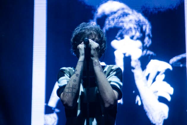 RIO DE JANEIRO, RJ - 27.05.2022: SHOW DE LOUIS TOMLINSON NO RIO DE JANEIRO - The British singer, Louis Tomlinson performed on the night of this Friday (27), at the Jeunesse Arena, in Barra da Tijuca. The singer returns to Brazil with the "Louis Tomlinson World tour", with sold-out tickets and fans camped out at the venue& 39;s door. x2211878x  CarlosxEliasxJunior